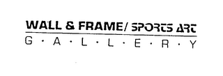 WALL & FRAME/SPORTS ART G.A.L.L.E.R.Y logo