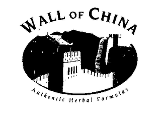 WALL OF CHINA AUTHENTIC HERBAL FORMULAS logo