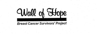 WALL OF HOPE BREAST CANCER SURVIVORS' PROJECT logo