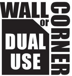 WALL OR CORNER DUAL USE logo