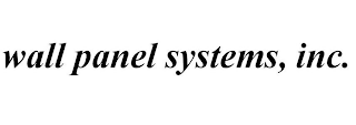 WALL PANELS SYSTEMS, INC. logo