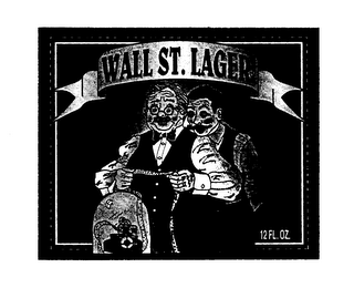 WALL ST. LAGER 12 FL. OZ. logo