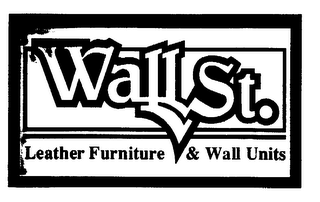 WALL ST. LEATHER FURNITURE & WALL UNITS logo