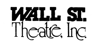 WALL ST. THEATRE, INC. logo