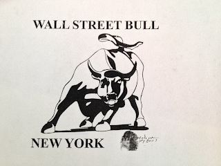WALL STREET BULL A DIMODICA NY 2003 NEWYORK logo