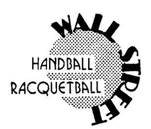WALL STREET, HANDBALL, RACQUETBALL logo