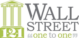 WALL STREET "ONE TO ONE" 1-2-1 logo