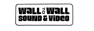 WALL TO WALL SOUND & VIDEO logo