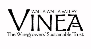 WALLA WALLA VALLEY VINEA THE WINEGROWERS' SUSTAINABLE TRUST logo