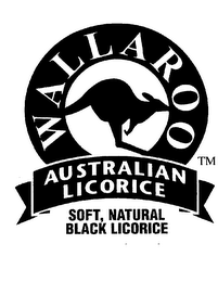 WALLAROO AUSTRALIAN LICORICE SOFT NATURAL BLACK LICORACE logo