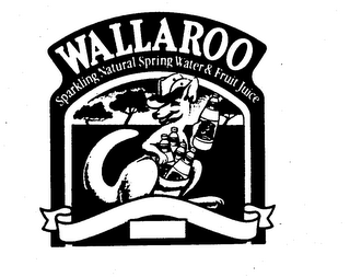 WALLAROO SPARKLING NATURAL SPRING WATER & FRUIT JUICE logo
