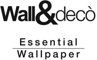 WALL&DECÒ ESSENTIAL WALLPAPER logo