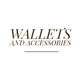 WALLETS AND ACCESSORIES logo
