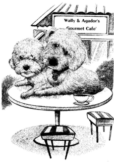 WALLY & AGADOR'S GOURMET CAFE' logo