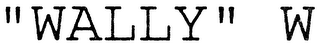 "WALLY" W logo