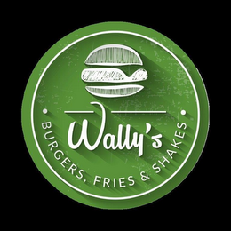 WALLY'S BURGERS, FRIES & SHAKES logo