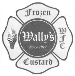 WALLY'S FROZEN CUSTARD WFC SINCE 1947 logo