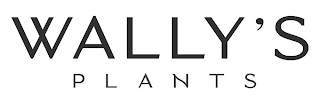 WALLY'S PLANTS logo