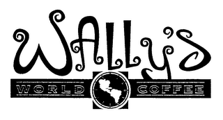 WALLY'S WORLD COFFEE logo