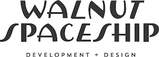 WALNUT SPACESHIP DEVELOPMENT + DESIGN logo