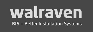 WALRAVEN BIS - BETTER INSTALLATION SYSTEMS logo
