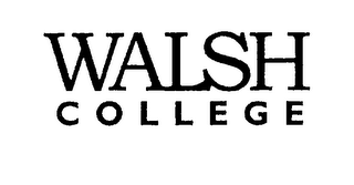 WALSH COLLEGE logo