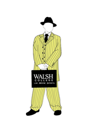 WALSH COLLEGE LIVE. BREATHE. BUSINESS. logo
