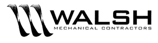WALSH MECHANICAL CONTRACTORS logo