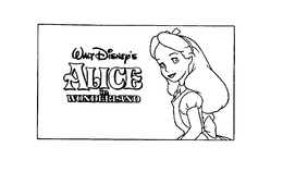 WALT DISNEY'S ALICE IN WONDERLAND logo