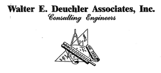 WALTER E. DEUCHLER ASSOCIATES, INC. CONSULTING ENGINEERS EST. 1916 logo