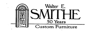 WALTER E. SMITHE 50 YEARS CUSTOM FURNITURE logo