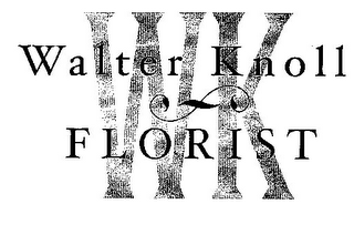 WALTER KNOLL FLORIST WK logo