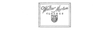 WALTER MORTON CLOTHES WM logo