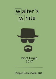 WALTER'S WHITE PINOT GRIGIO 2017 POPPEDCULTURE WINES, INC logo