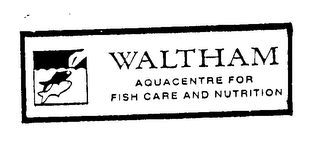 WALTHAM AQUACENTRE FOR FISH CARE AND NUTRITION logo