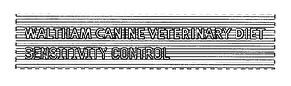 WALTHAM CANINE VETERINARY DIET SENSITIVITY CONTROL