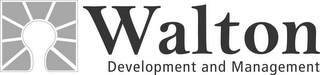 WALTON DEVELOPMENT AND MANAGEMENT logo