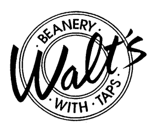 WALT'S BEANERY WITH TAPS logo