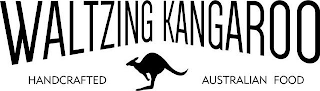 WALTZING KANGAROO HANDCRAFTED AUSTRALIAN FOOD logo