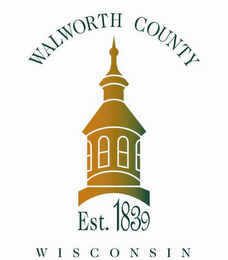 WALWORTH COUNTY EST. 1839 WISCONSIN logo