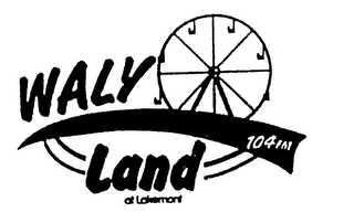 WALY LAND 104 FM AT LAKEMONT logo