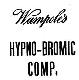WAMPOLE'S HYPNO-BROMIC COMP. logo