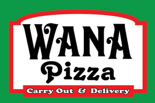 WANA PIZZA CARRY OUT & DELIVERY logo