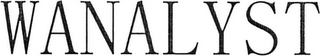 WANALYST logo