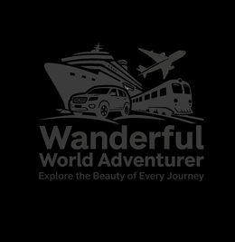 WANDERFUL WORLD ADVENTURER EXPLORE THE BEAUTY OF EVERY JOURNEY logo