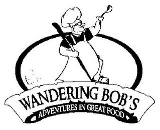 WANDERING BOB'S ADVENTURES IN GREAT FOOD logo