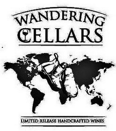 WANDERING CELLARS LIMITED RELEASE HANDCRAFTED WINES logo