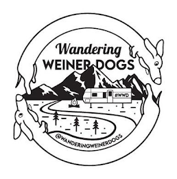 WANDERING WEINER DOGS @WANDERINGWEINERDOGS #WWD logo