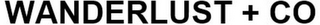 WANDERLUST + CO logo