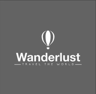 WANDERLUST TRAVEL THE WORLD logo